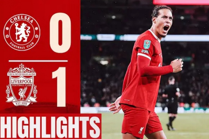 渣叔时代最后冠军！24年联赛杯，范迪克绝杀，红军击败蓝军夺冠